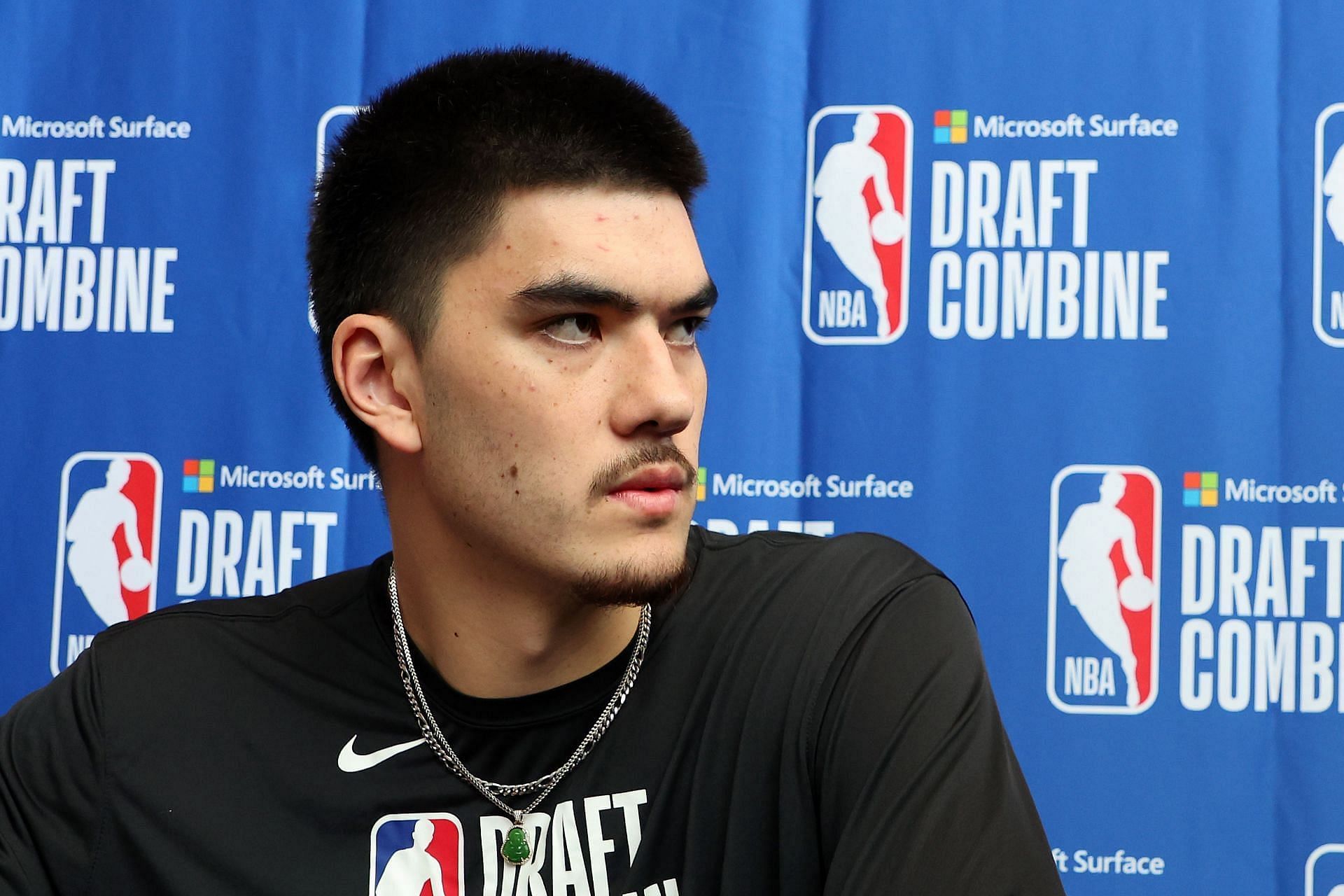 Zach Edey at 2023 NBA Draft Combine